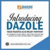 DAZOLE gastroprotective range by Daksh Pharma – Pantoprazole and prokinetic formulation pack.