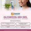GLOWDIN-MH Gel – Hydroquinone, Mometasone & Tretinoin (15 gm) “GLOWDIN-MH dermatological gel with Hydroquinone 2%, Mometasone 0.1%, and Tretinoin 0.025% in a 15 gm tube for hyperpigmentation and melasma treatment.