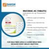 MUCODAC range of Acebrophylline-based tablets with mucolytic and anti-allergic combinations in ALU-ALU blister packing for respiratory care