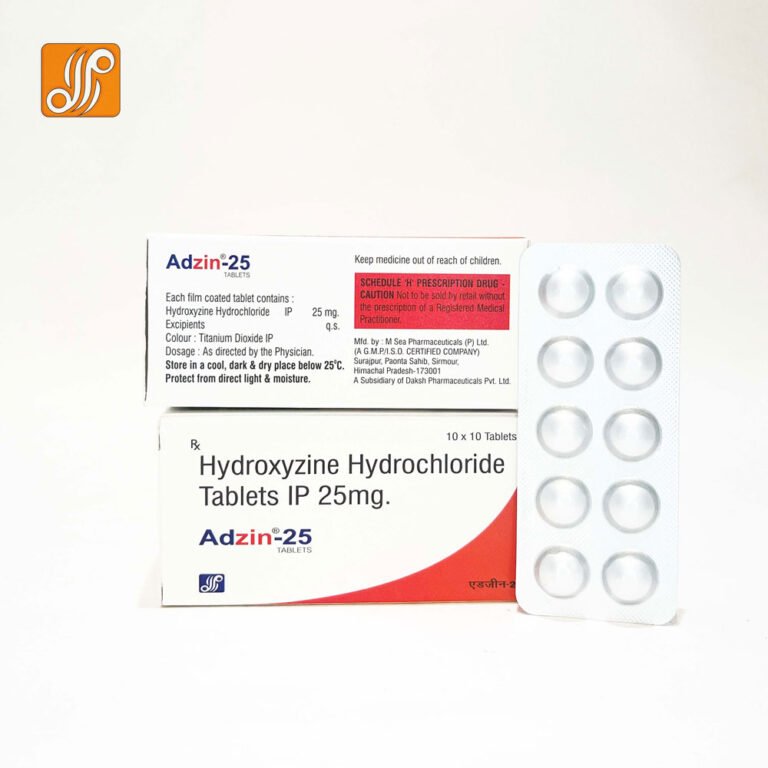 Adzin | Hydroxyzine Hydrochloride Drops, Suspension, Tablet