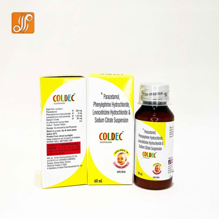 Coldec | CPM + Paracetmol +Phenylephrine HCL Suspension, Tablet